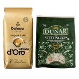 Кофе в зернах и рис басмати